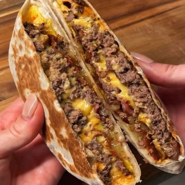 Weight Watchers Friendly Cheeseburger Crunch Wrap