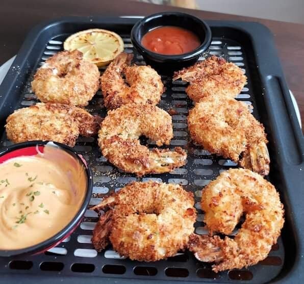 Crispy Air-Fried Shrimp: