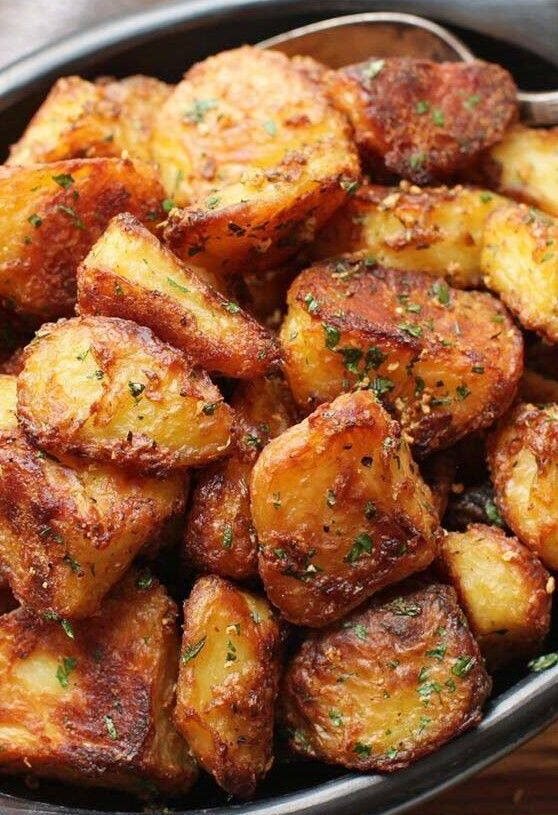 Air fryer best crispy roast potatoes