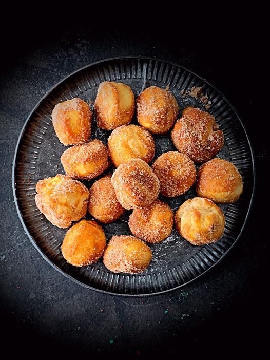 Air Fryer Churro Donut Holes:
