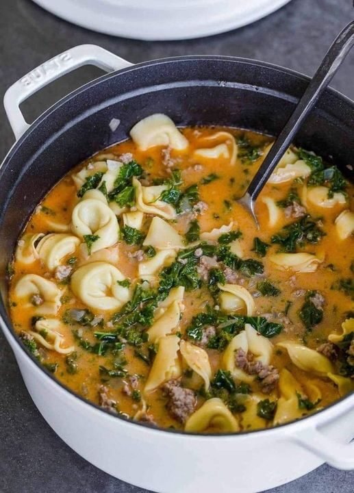 Instant Pot Tortellini Soup with Sausage – Plant Based and Veganism