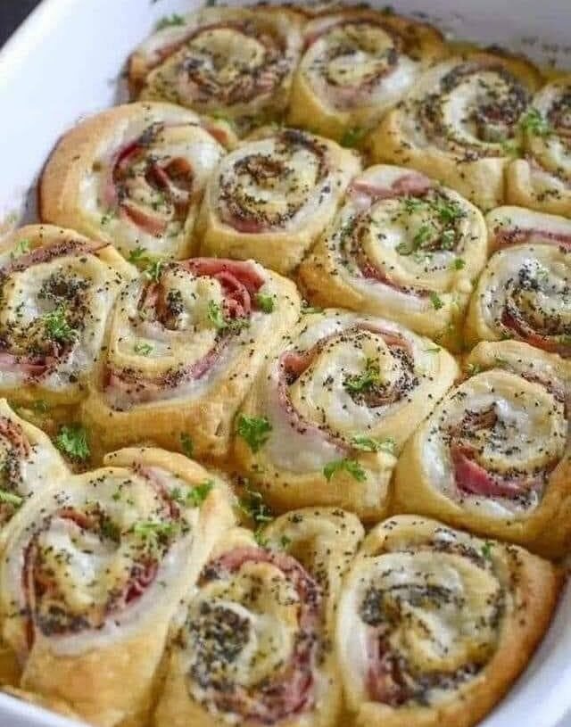 Delicious Ham And Cheese Crescent Rolls