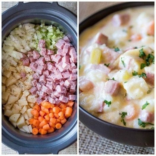 Slow Cooker Vegan Potato and Leek Soup