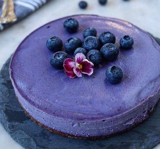 Vegan Blueberry Cashew Cake