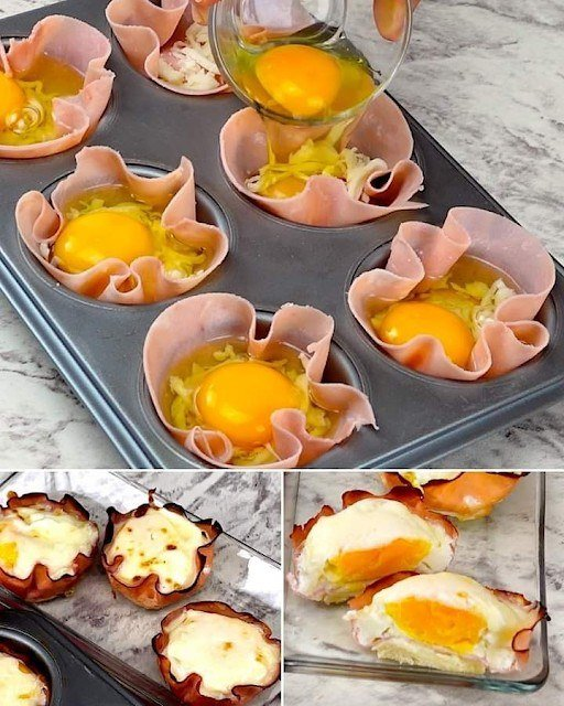 1 Point W\W Ham And Egg Breakfast Cups