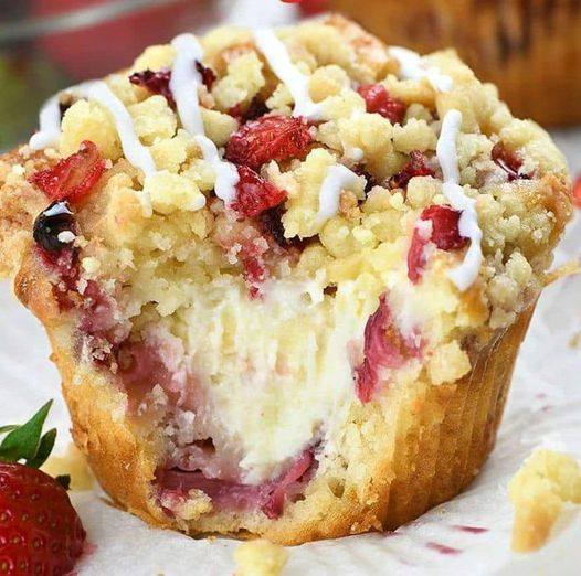 Weight Watchers Strawberry and cottage cheese muffins – 1 point