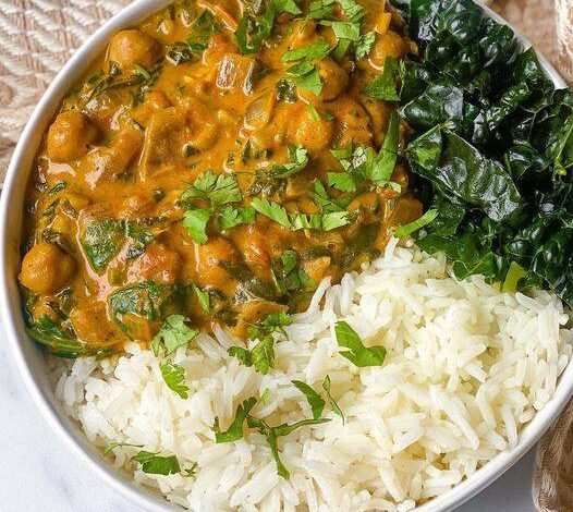Chickpea Spinach Curry 😎