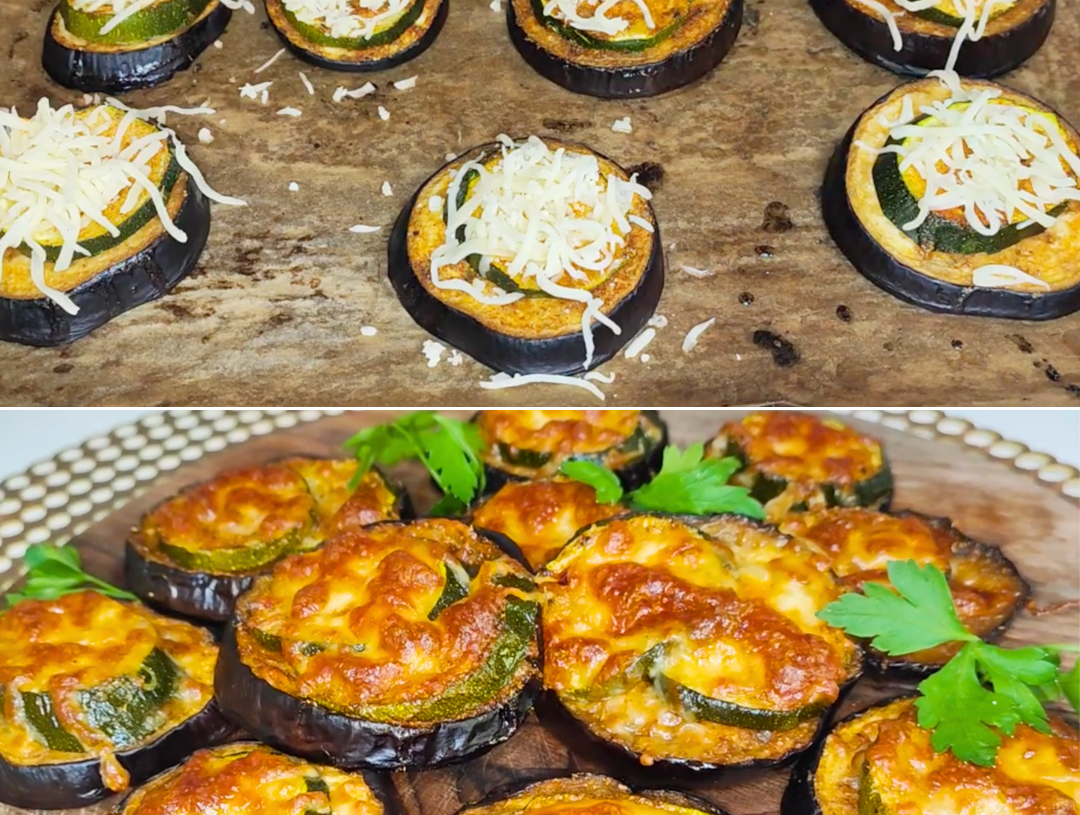 Keto and Low-Carb Zucchini and Eggplant Tarts: