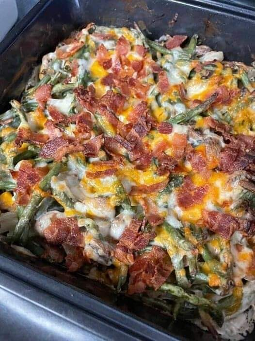 Green bean and bacon casserole – Plant Based and Veganism