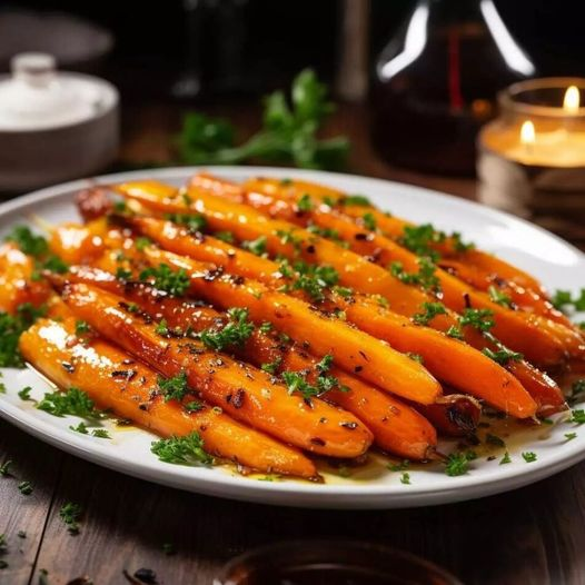 Roasted Carrots with Maple Orange