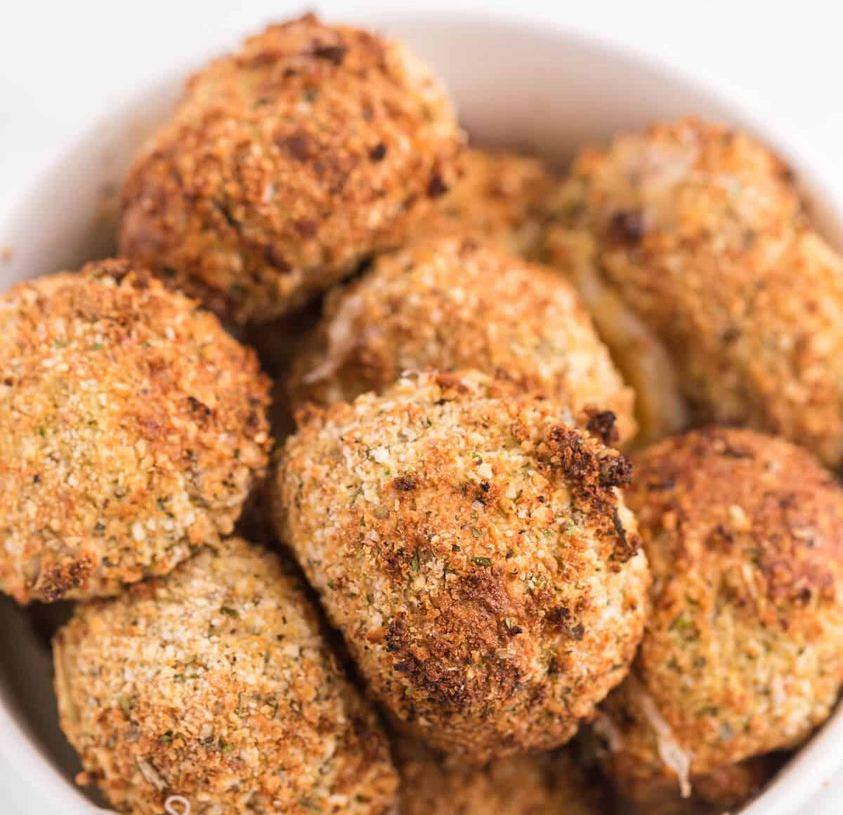 Air Fryer Mozzarella Balls: