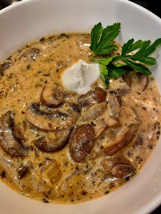 Hungarian Mushroom Soup: