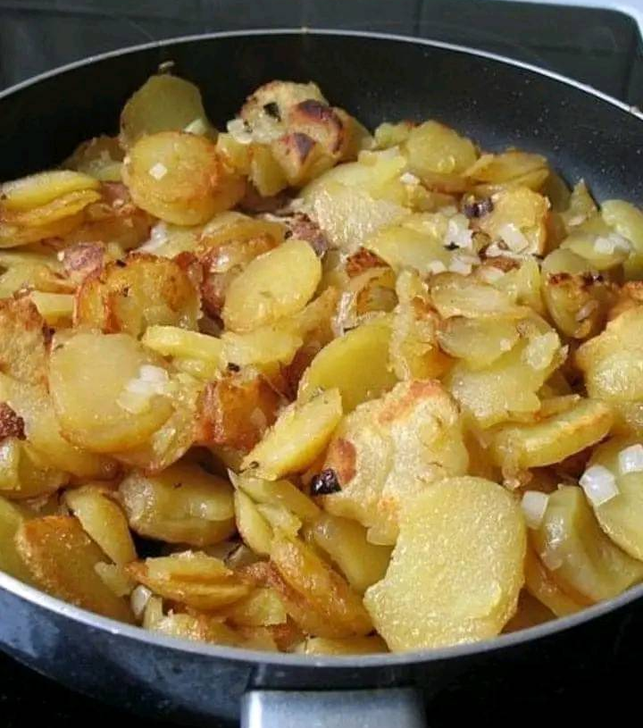 Vegan Fried Potatoes and Onions