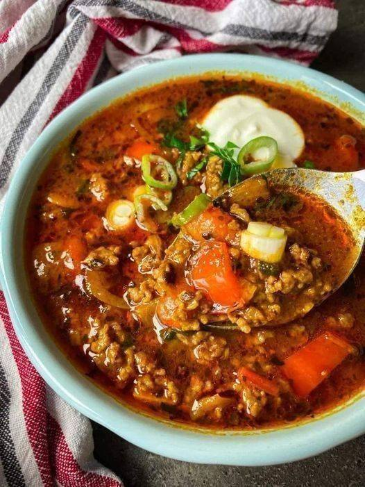 weight watcher Cheesy Taco Soup