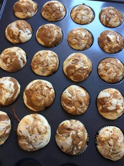 Keto Double chocolate peanut butter swirl muffins