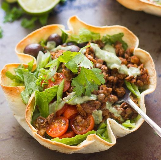 Vegan Lentil Walnut Tacos