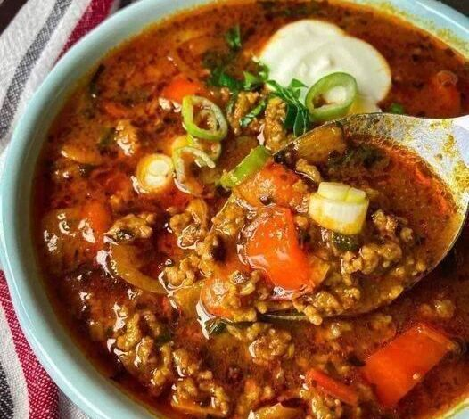 Weight Watchers Cheesy Taco Soup