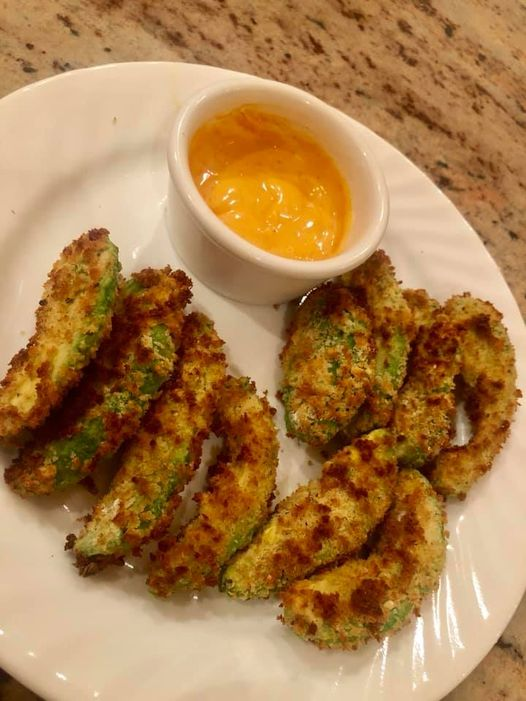 Air Fryer Avocado Fries with Spicy Chipotle Mayo