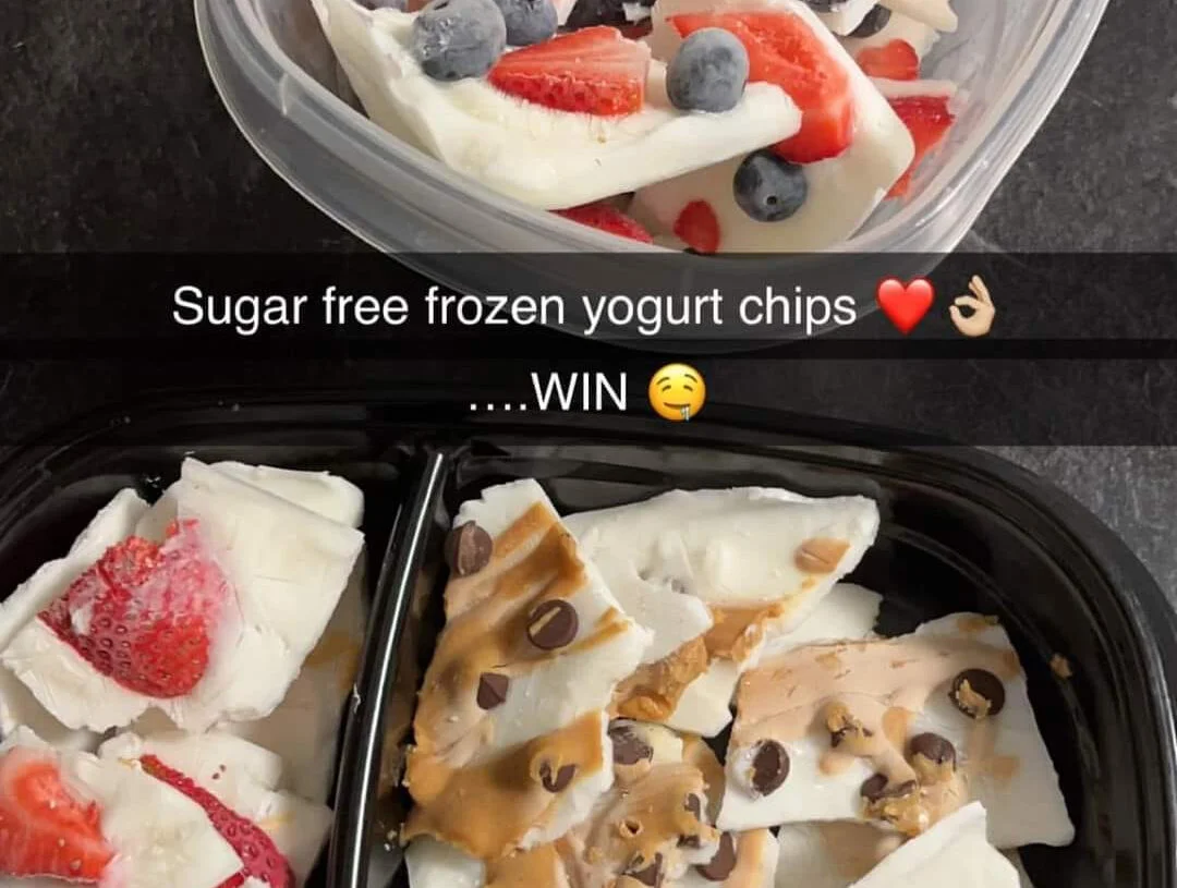 Protein-Packed Delight: Sugar-Free Frozen Yogurt Bark