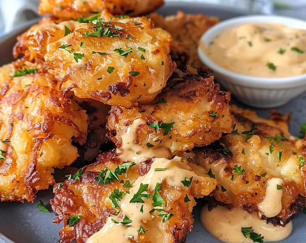Keto Cheesy Chicken Fritters: A Crispy Low-Carb Delight