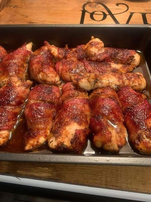 Bacon-Wrapped Chicken Tender