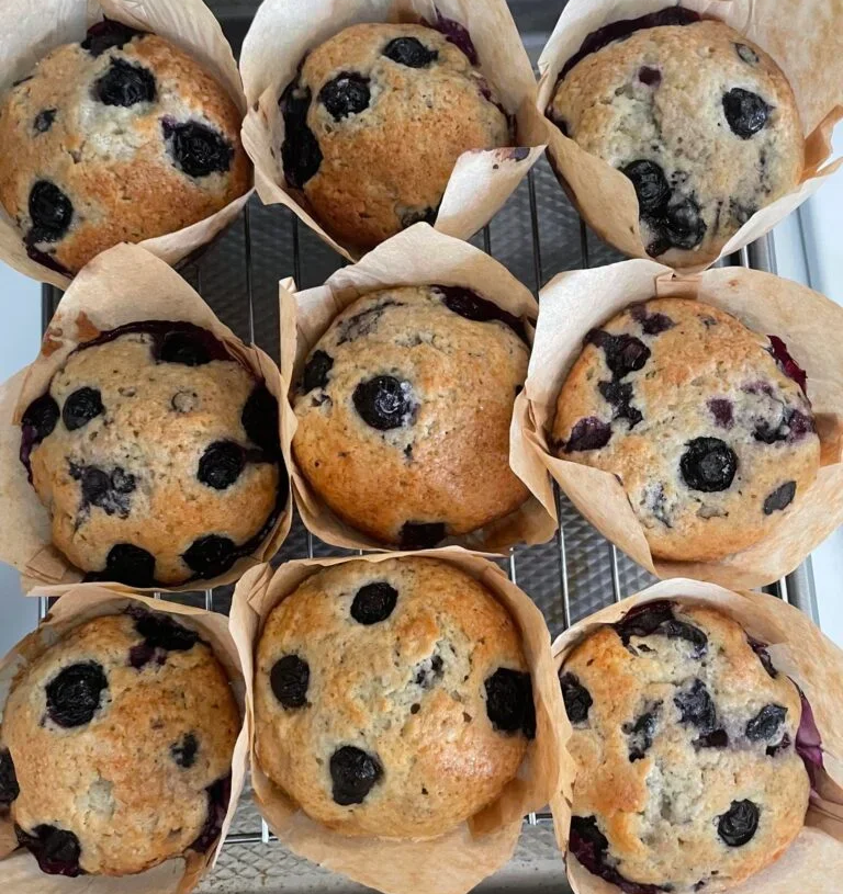 Three Ingredient Weight Watchers Miracle blueberry muffins
