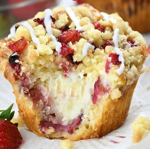 Weight Watchers Strawberry and cottage cheese muffins – 1 point.