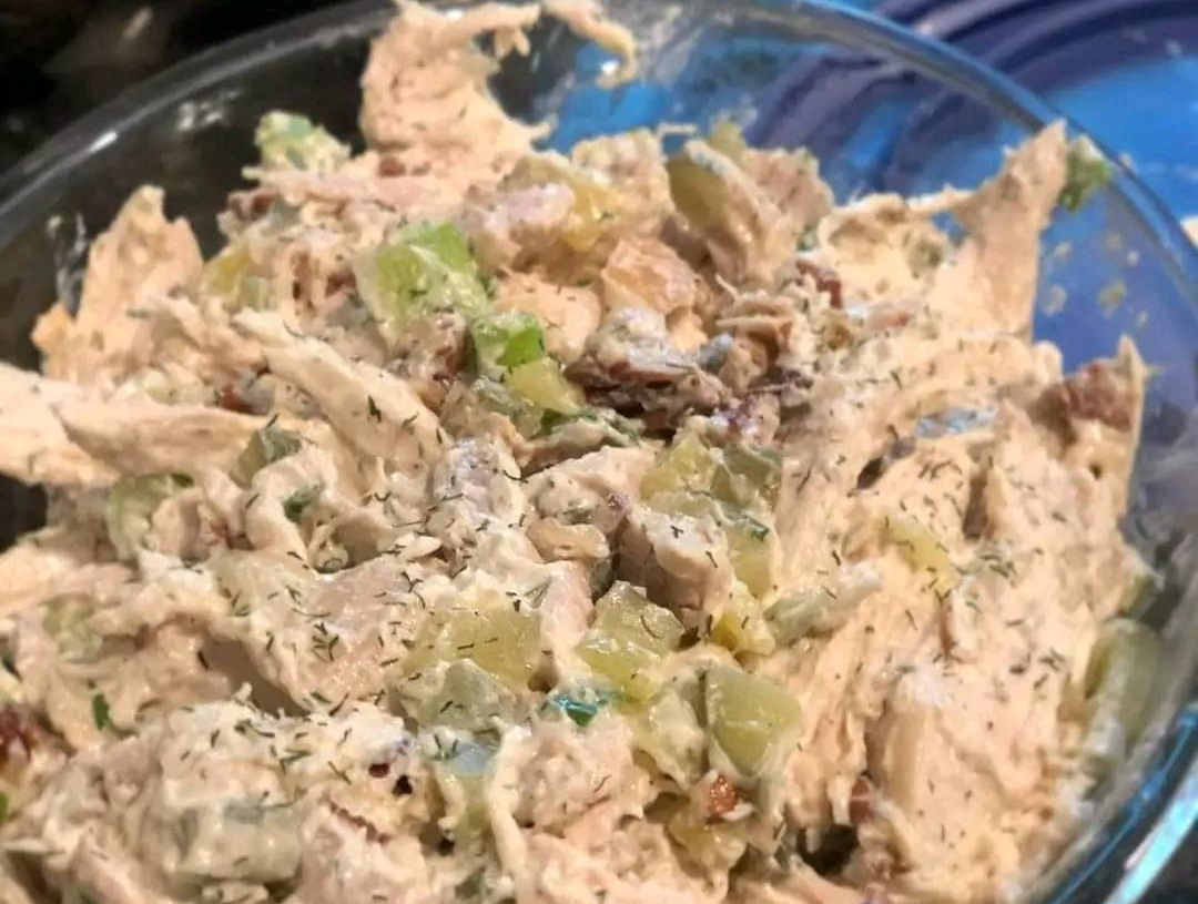 Healthy Dill Pickle Chicken Salad