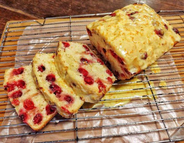 Orange Cranberry Loaf Cake 😋😋😋