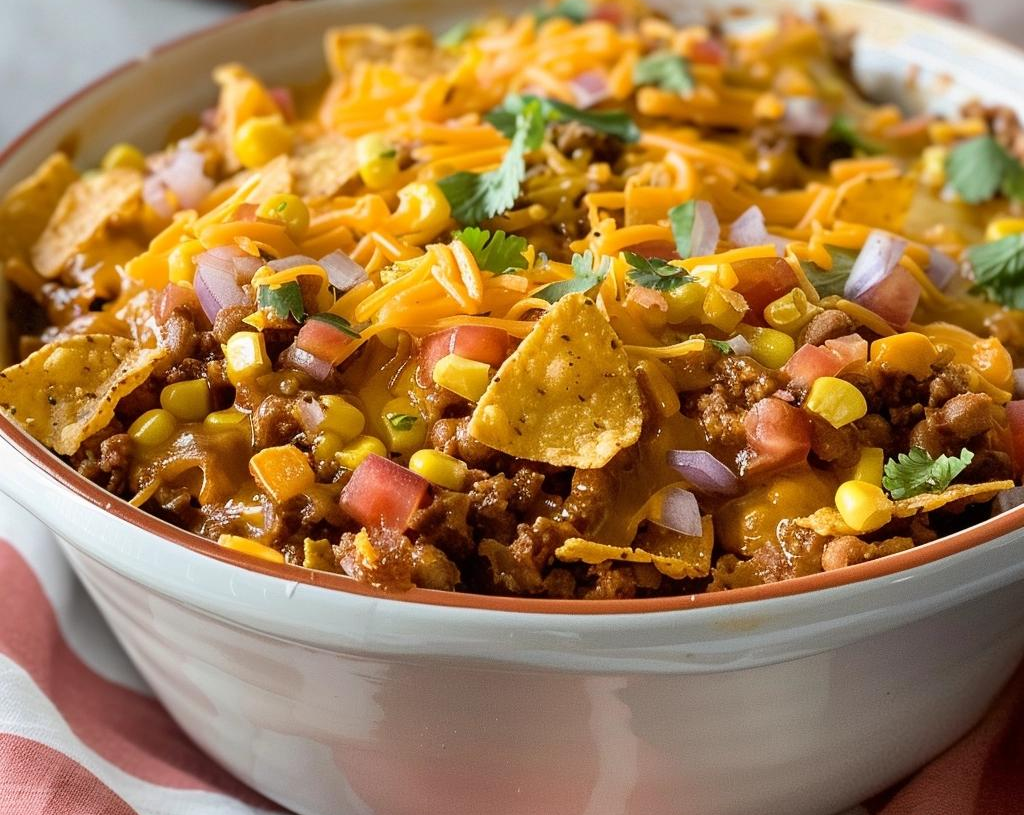 Frito Pie recipe with lower points:😋
