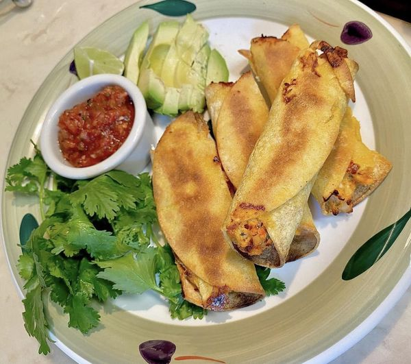 Skinny Chicken Taquitos