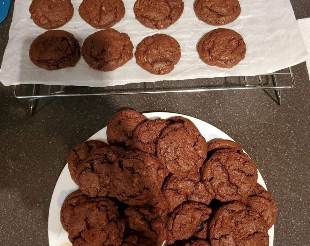 1 point chewy chocolate cookies