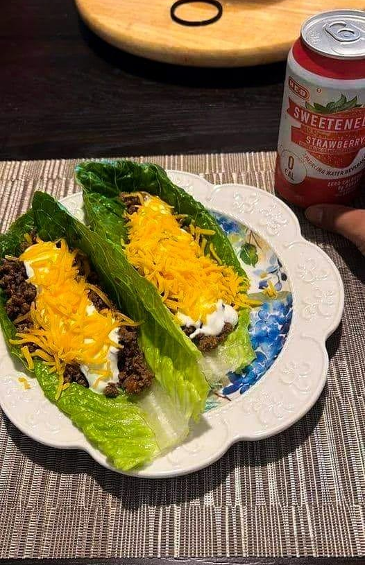 Keto lettuce tacos