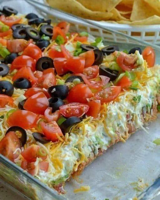 Keto 7 Layer Taco Dip