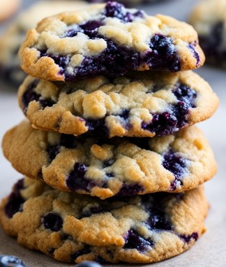 Vegan Blueberry Cookies