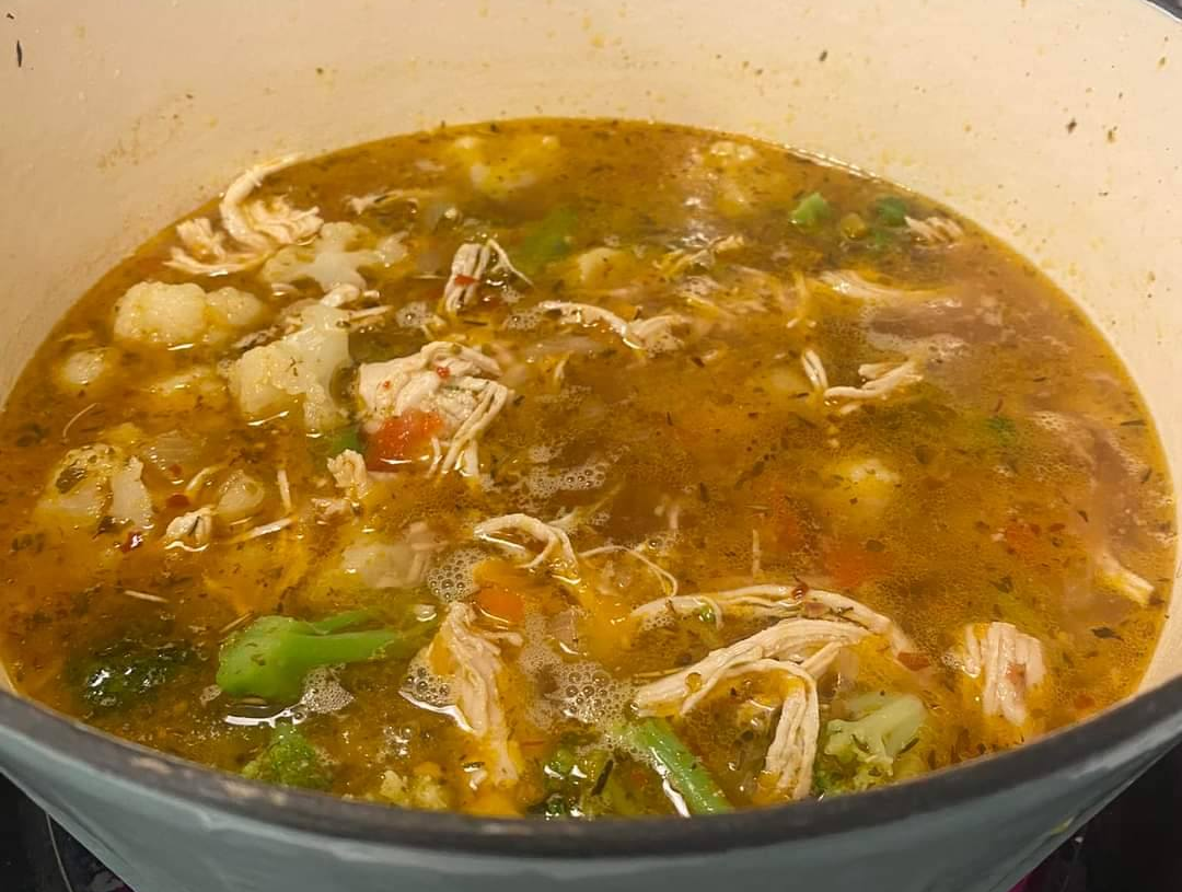 DETOX KETO SOUTHWEST CHICKEN SOUP