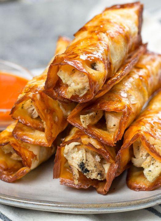 Keto Buffalo Chicken Taquitos