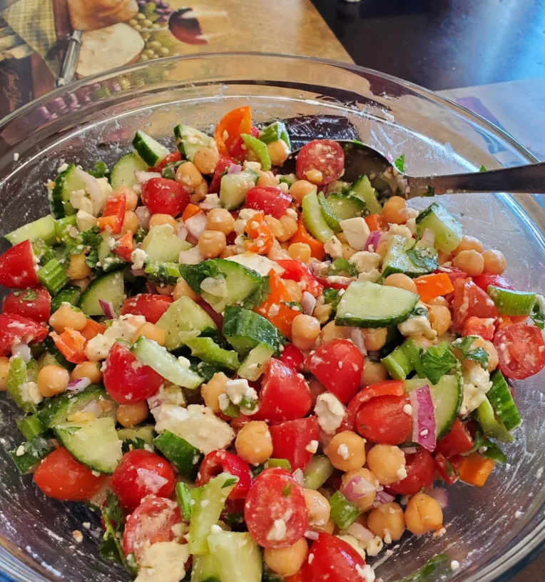 Easy Chickpea Salad