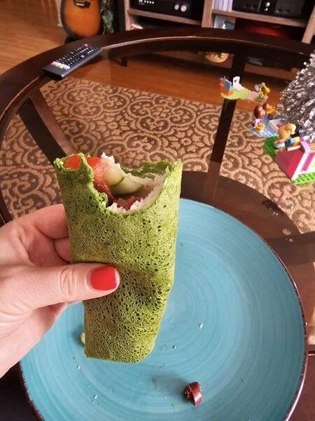 Spinach Egg Wraps