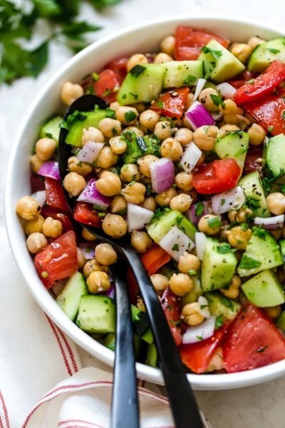 Easy Chickpea Salad