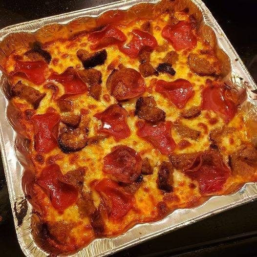 keto Crustless pizza