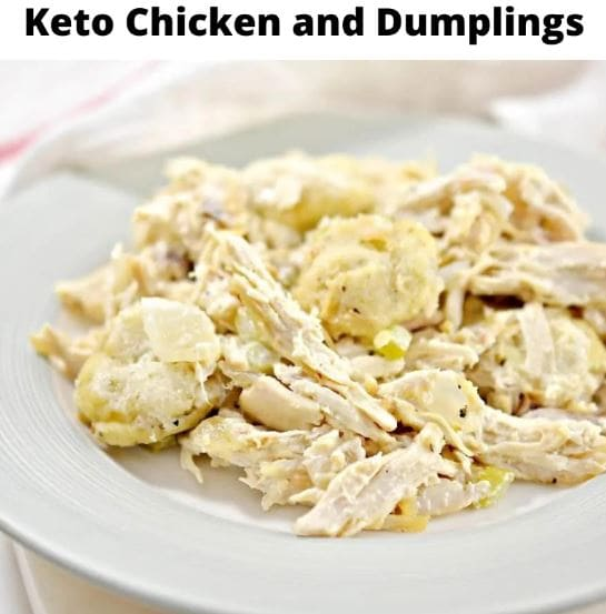 Keto Chicken and Dumplings