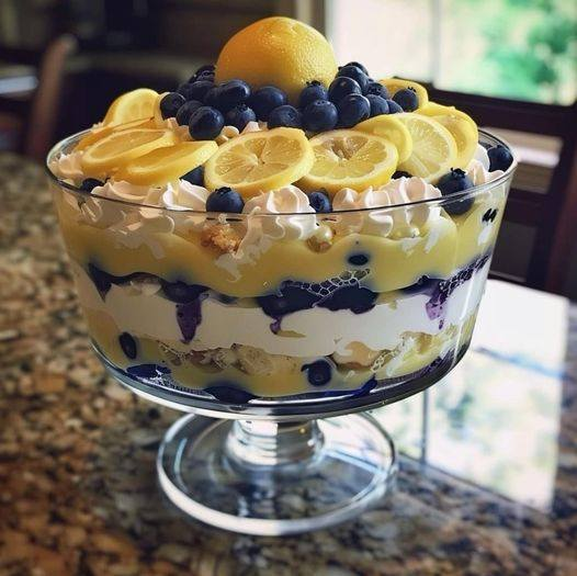 Blueberry Lemon Trifle