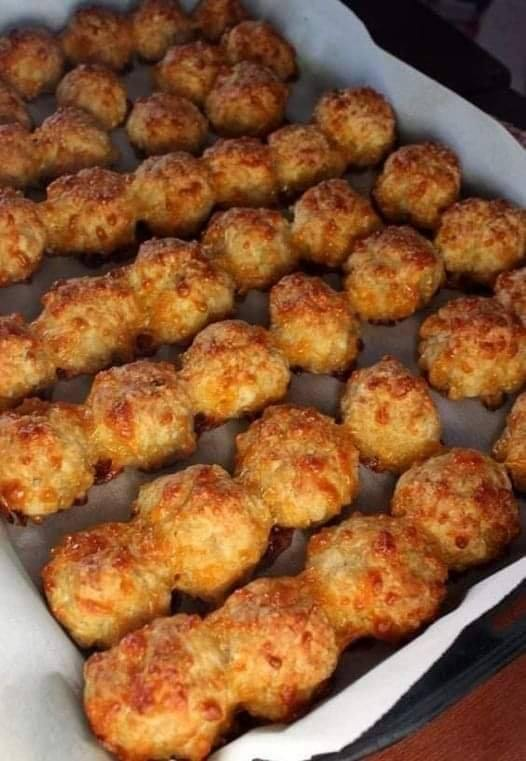 Cheesy Keto Sausage Balls