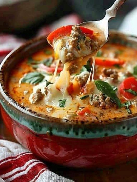 Cheesy Keto Taco Soup