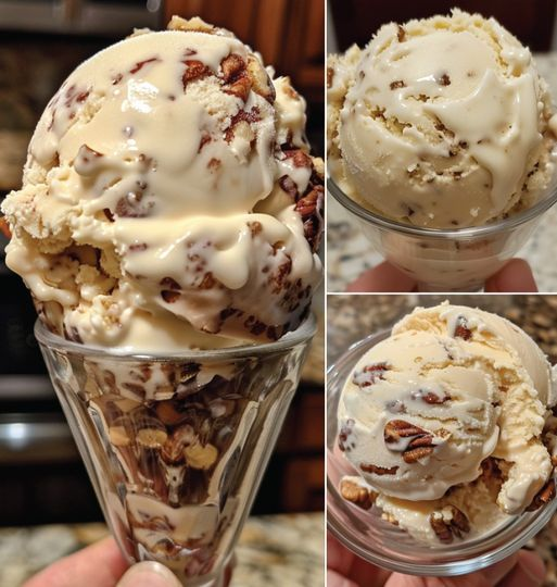 Butter Pecan Keto Ice Cream