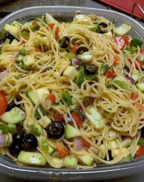 Keto Spaghetti Salad