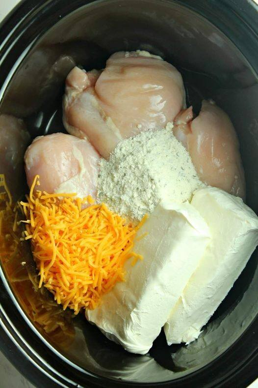 Keto Crack Chicken in the Crock Pot