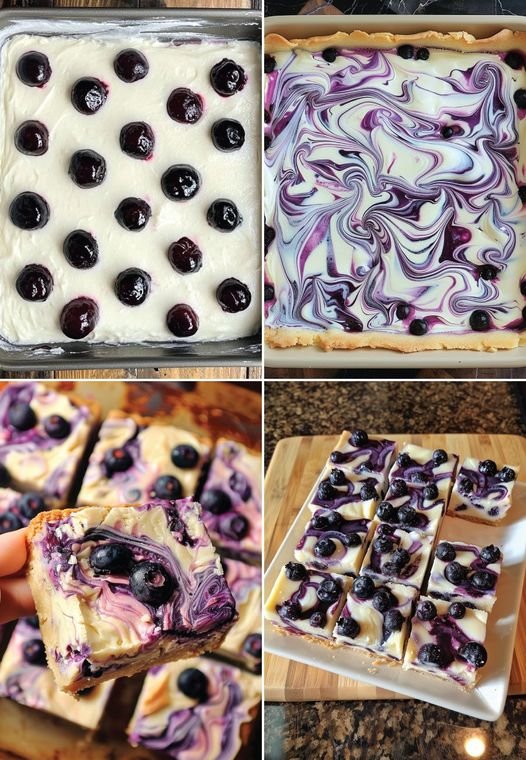 KETO BLUEBERRY CHEESECAKE BARS