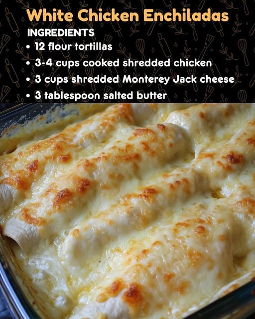 Low Carb White Chicken Enchiladas Recipe